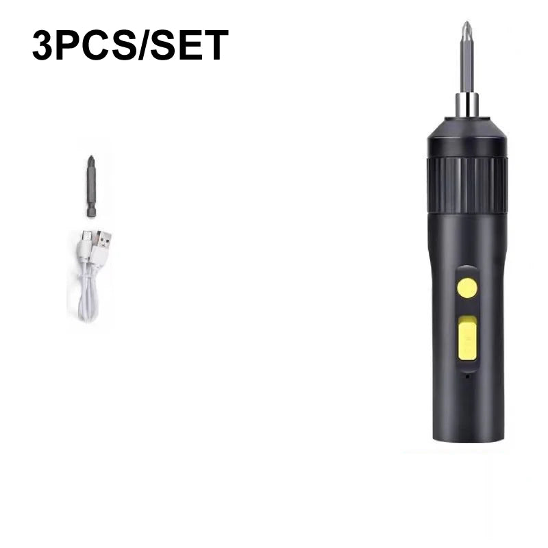 Electric drill Screwdriver Screw driver Cordless Bits Power 1300mAh Battery Tools Set Bits For PC computer Mobile phone repair
