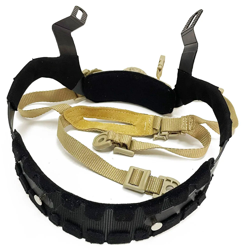 Helmet Inner Suspension System Shooting Hunting CS Helmets Adjustable Head Lock Strap Accessories for FAST SF HIGH CUT HELMET