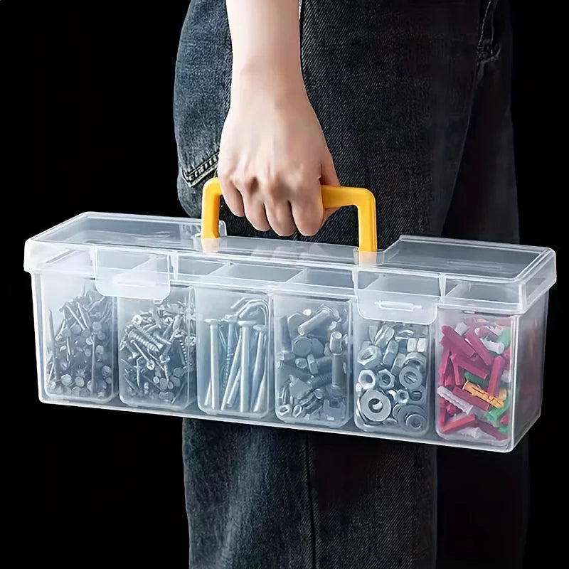 7-Piece Modular Tool & Hardware Organizer Box Set