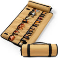Tool Roll, Heavy Duty Tool Roll Bag Organizer, Roll Up Tool Pouch with 20+1 Pocket, Gifts for Men Father Dad Mechanic