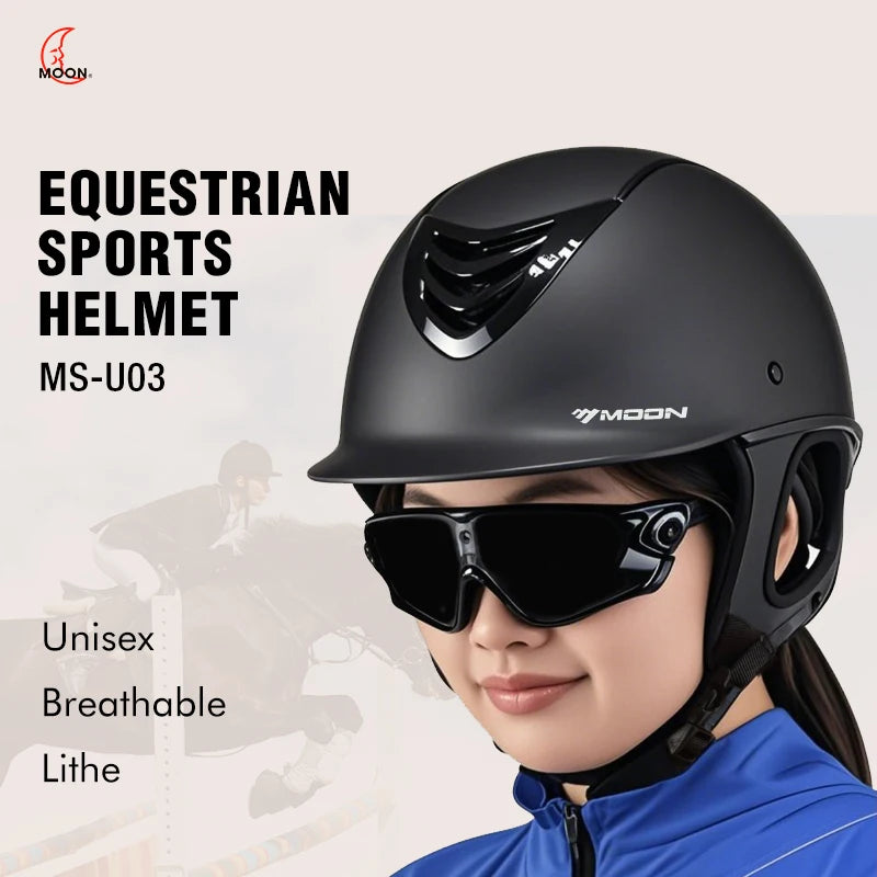 Equestrian Safety Riding Helmet – Breathable & Adjustable Protective Cap