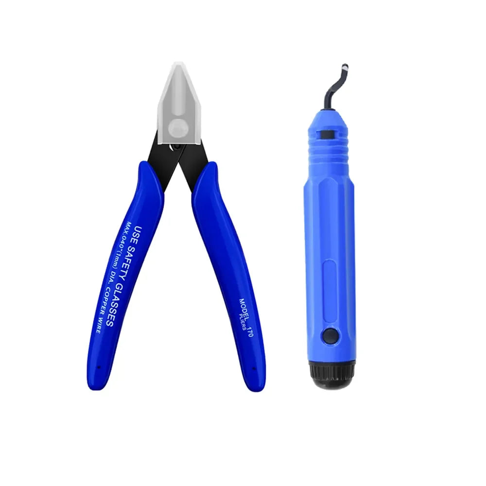 3D Printer Tool Kit – Trimming Knife, Scraper, Tweezers & Deburring Tools for DIY Printing