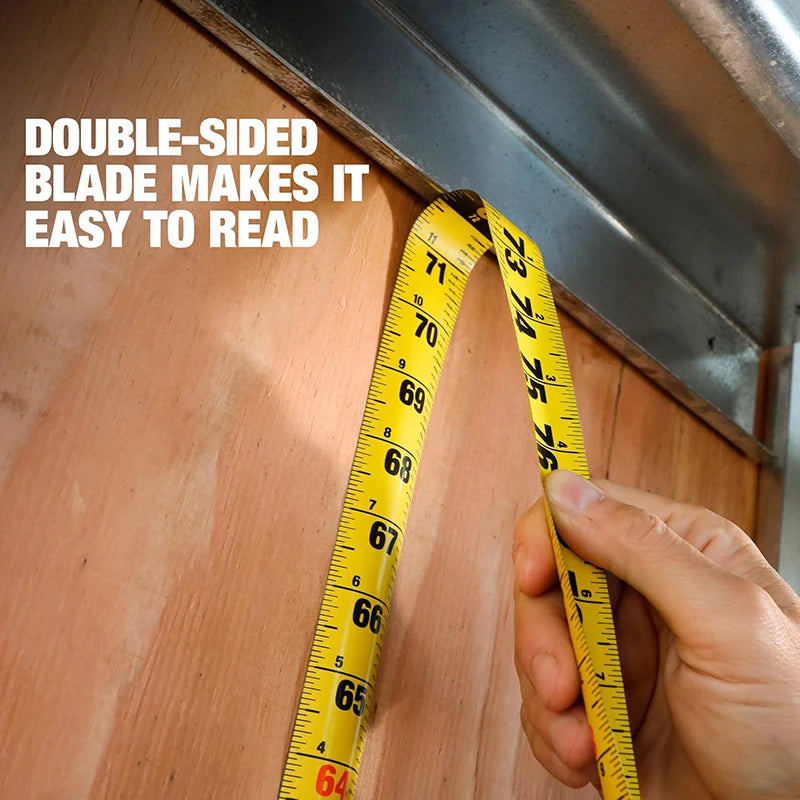 Industrial-Grade Heavy-Duty Dual Metric/Imperial Tape Measure