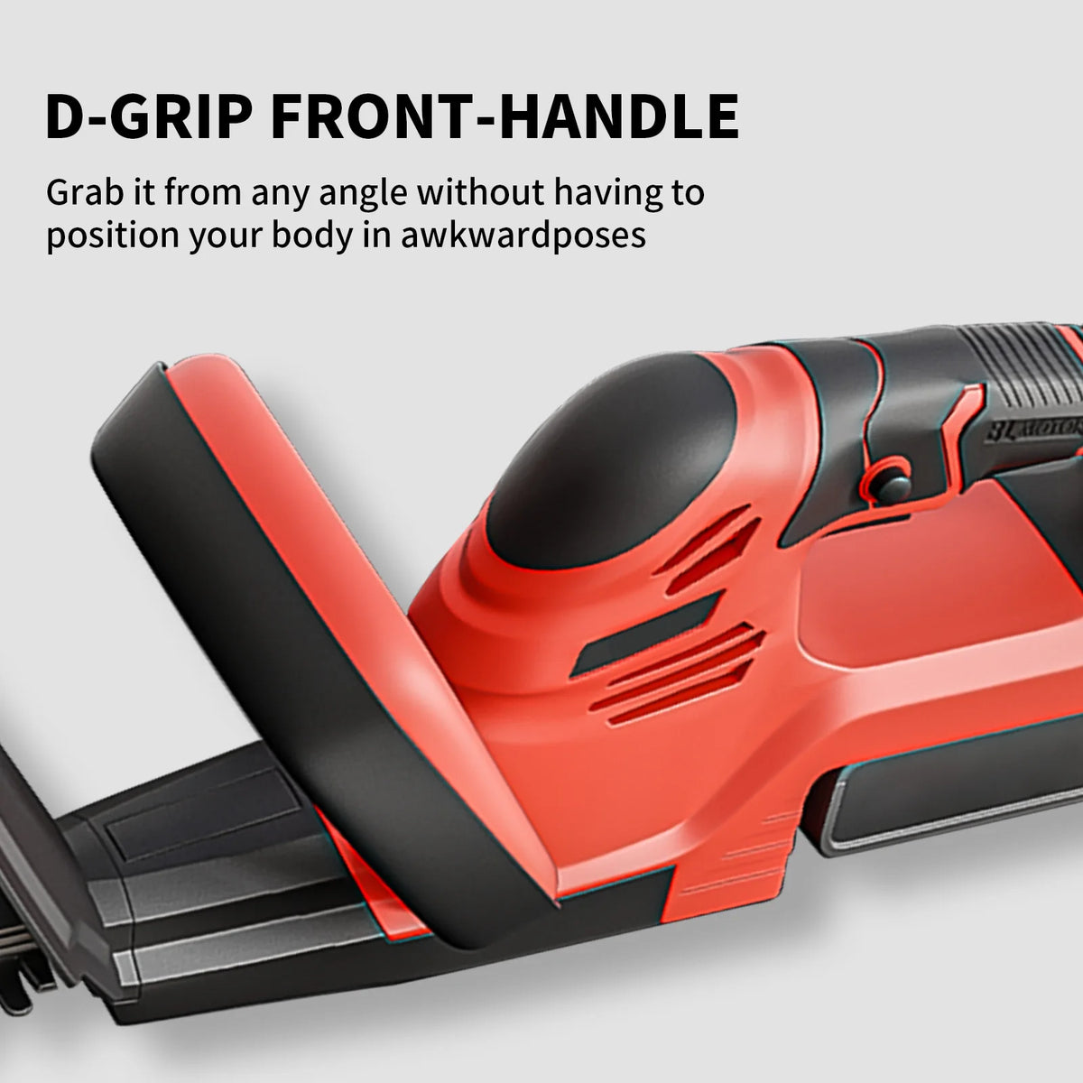 22 Inch Cordless Hedge Trimmer Electric 21V with 3.0Ah Battery 3c Charger Eyewear Gloves for Cutting Trimming Bushes Shrubs