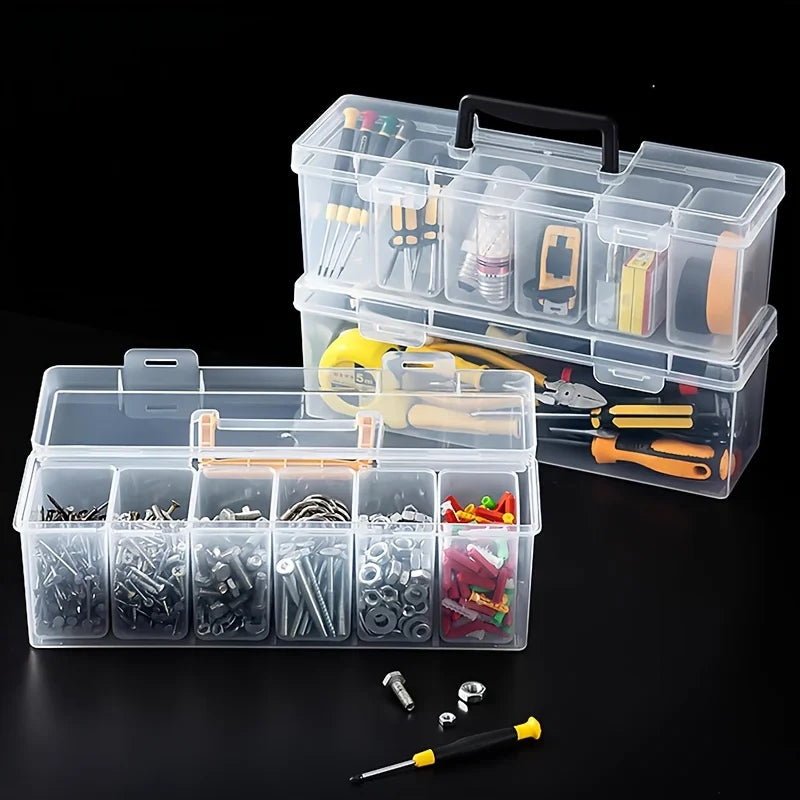 7-Piece Modular Tool & Hardware Organizer Box Set