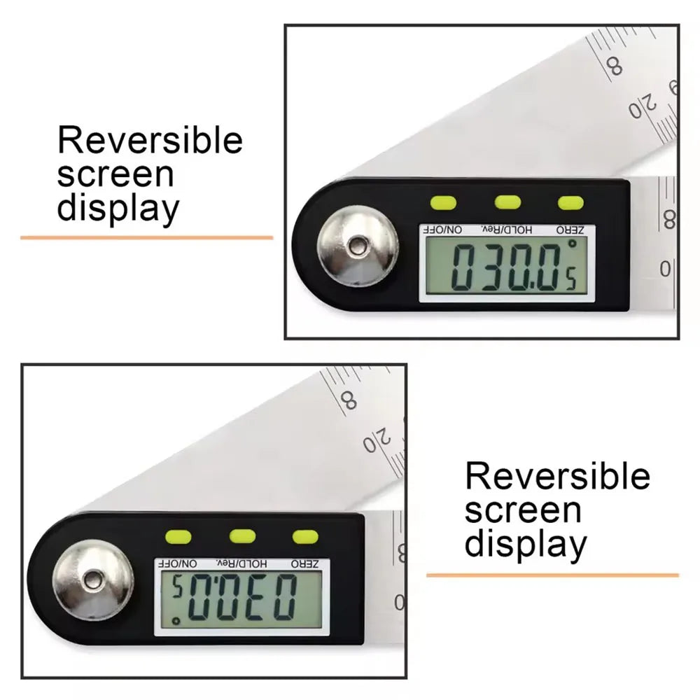 360-Degree Digital Angle Finder & Electronic Goniometer Meter