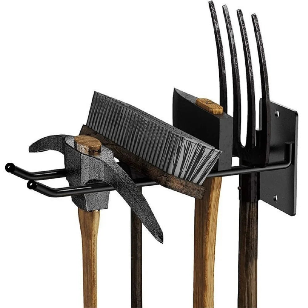 Commercial Heavy-Duty Double Hook Garage Storage Rail