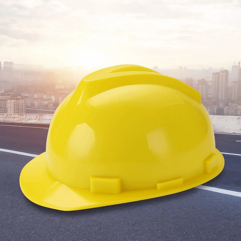 Heavy Duty Hard Hat‌ Protective Cushioned Safety Helmet Adjustable Shock Absorbing Construction Site Sun Visor Safety Equipment