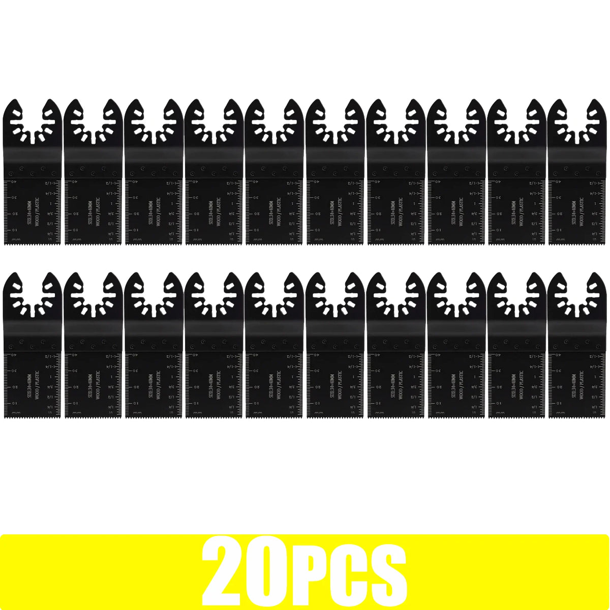 100-10PCS Oscillating Tool Blade Universal Oscillating Saw Blades  Multi-Function Renovator Cutter Blade For Wood Metal Plastic