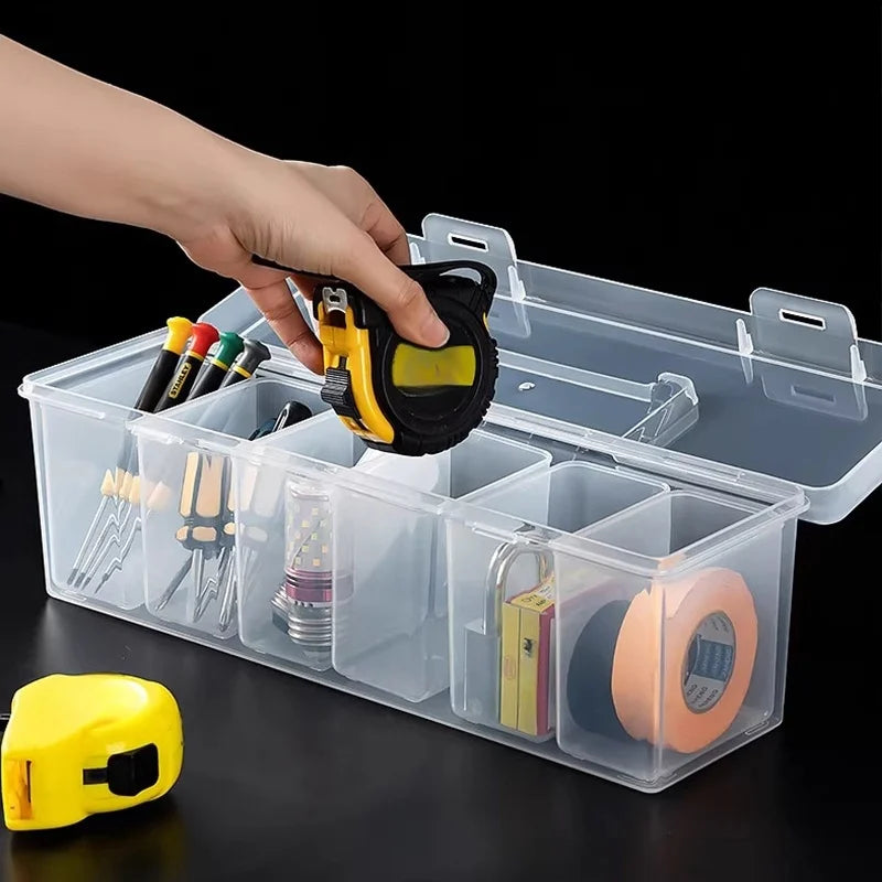 7-Piece Modular Tool & Hardware Organizer Box Set