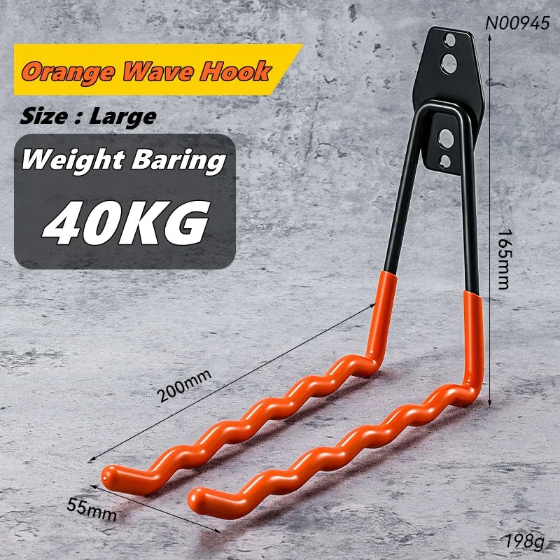 Heavy-Duty Wall Mount Garage & Garden Tool Storage Hooks