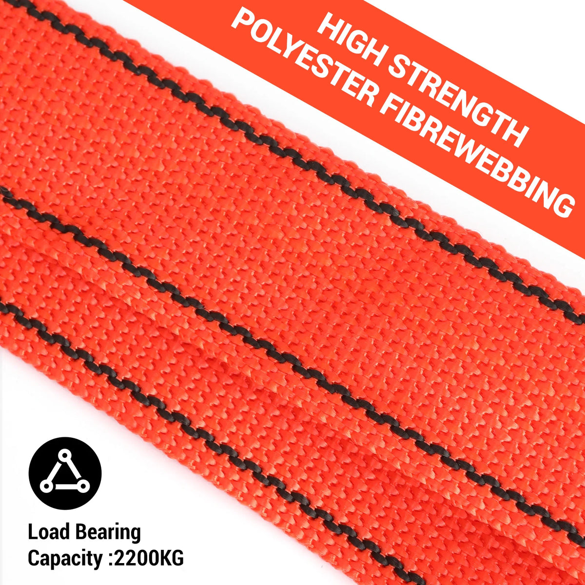 Full-Body Safety Harness Kit with 2m Shock-Absorbing Lanyard & Steel Carabiner