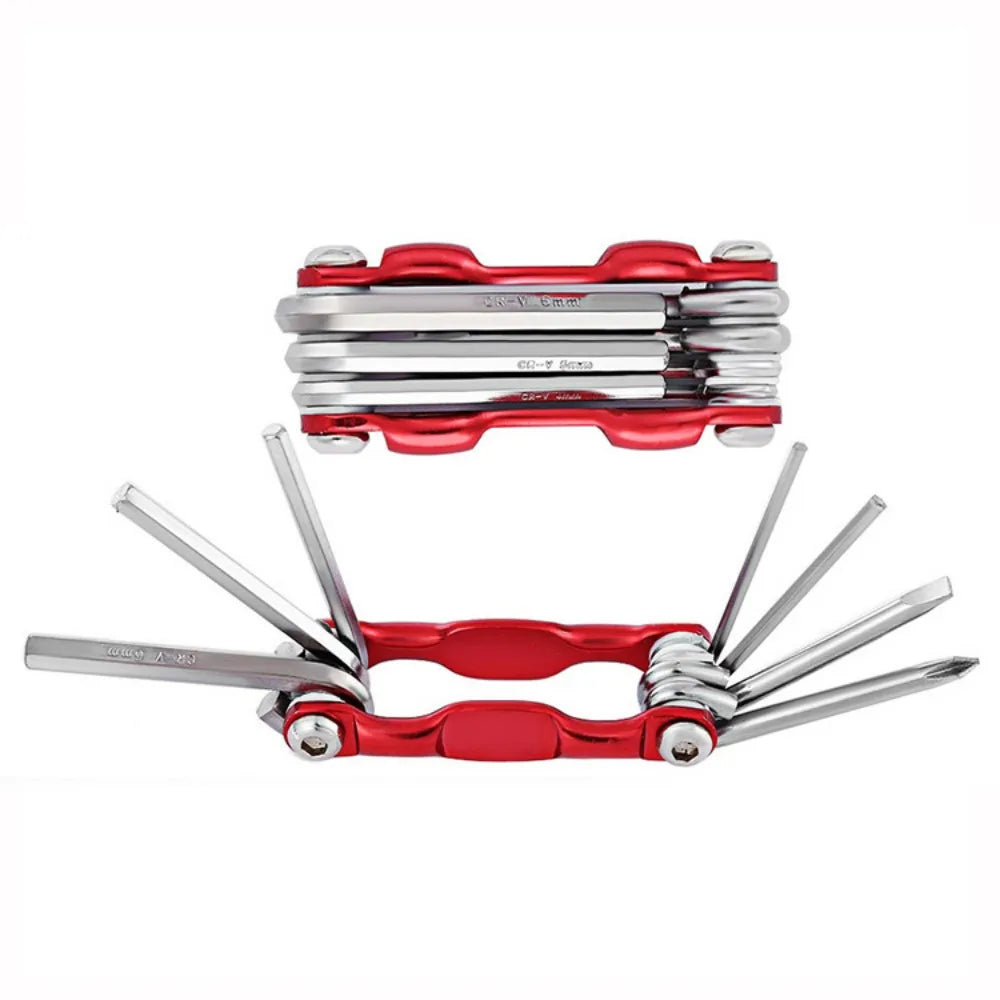 1pc Lightweight Portable 7-in-1 Bicycle Repair Tools Kit Multi Function Hex Wrench Screwdriver Set for MTB Road Bike Cycling