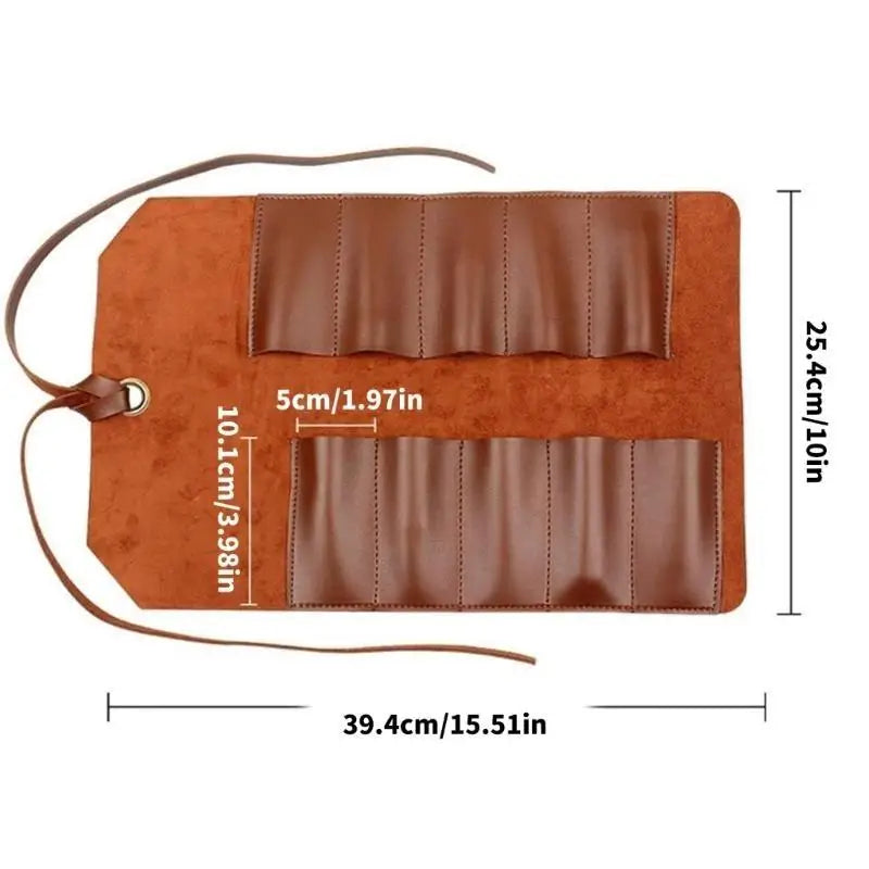 652F Large Tool Roll Up Bag Portable Workshop Storage Woodworking Tool