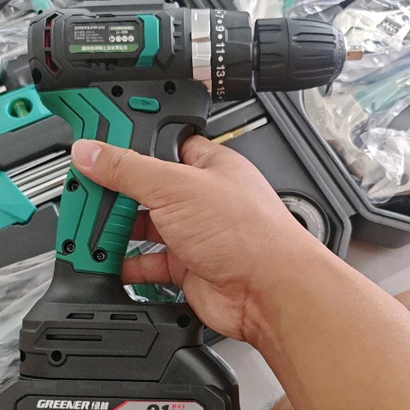 Electrician Electric Drill Set Hardware Brushless Drill Tools Multi-function Complete Repair Power Tool Set Household Toolkit