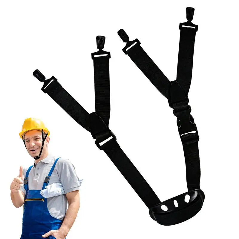 Hard Hat Chin Strap Adjustable Helmet Strap With Chin Cup Hard Hat Accessories Removable Cord For Construction Football Softball