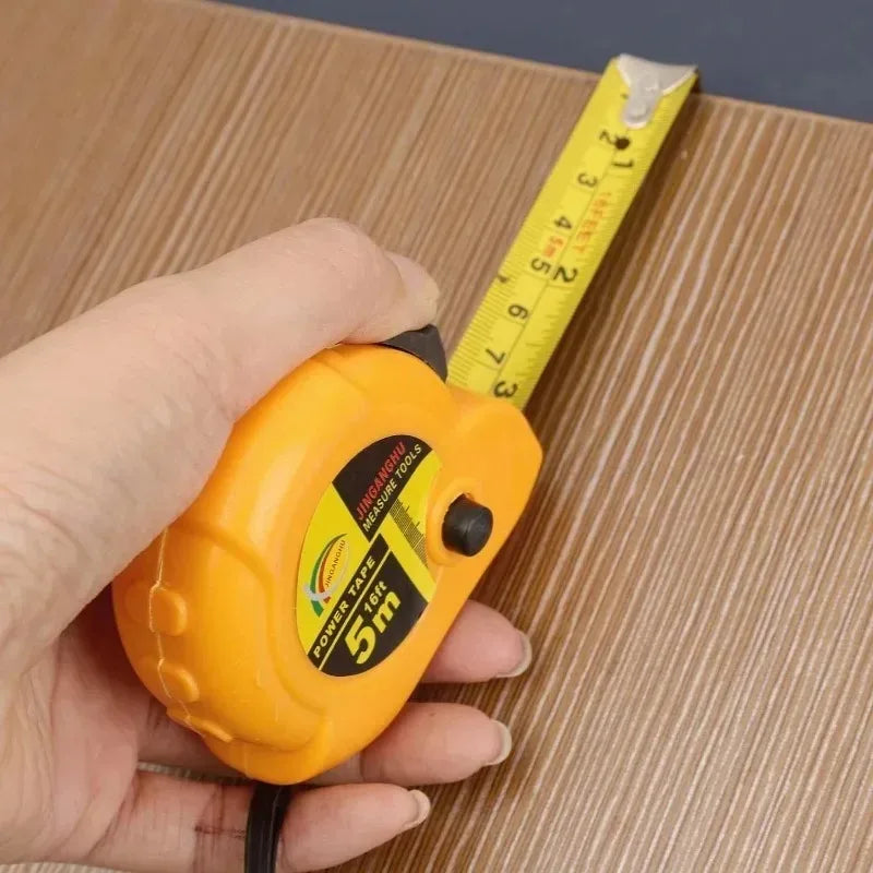 Self-Locking Heavy-Duty ABS Tape Measure with Steel Blade