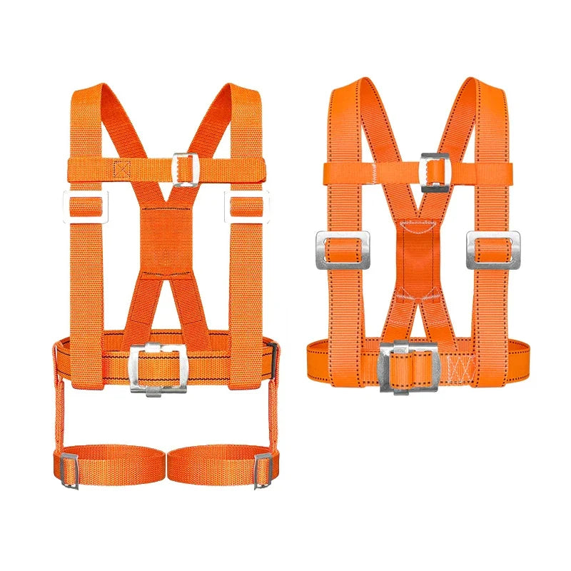 Full-Body 5-Point Fall Protection Safety Harness – Adjustable High-Altitude Work & Climbing Belt