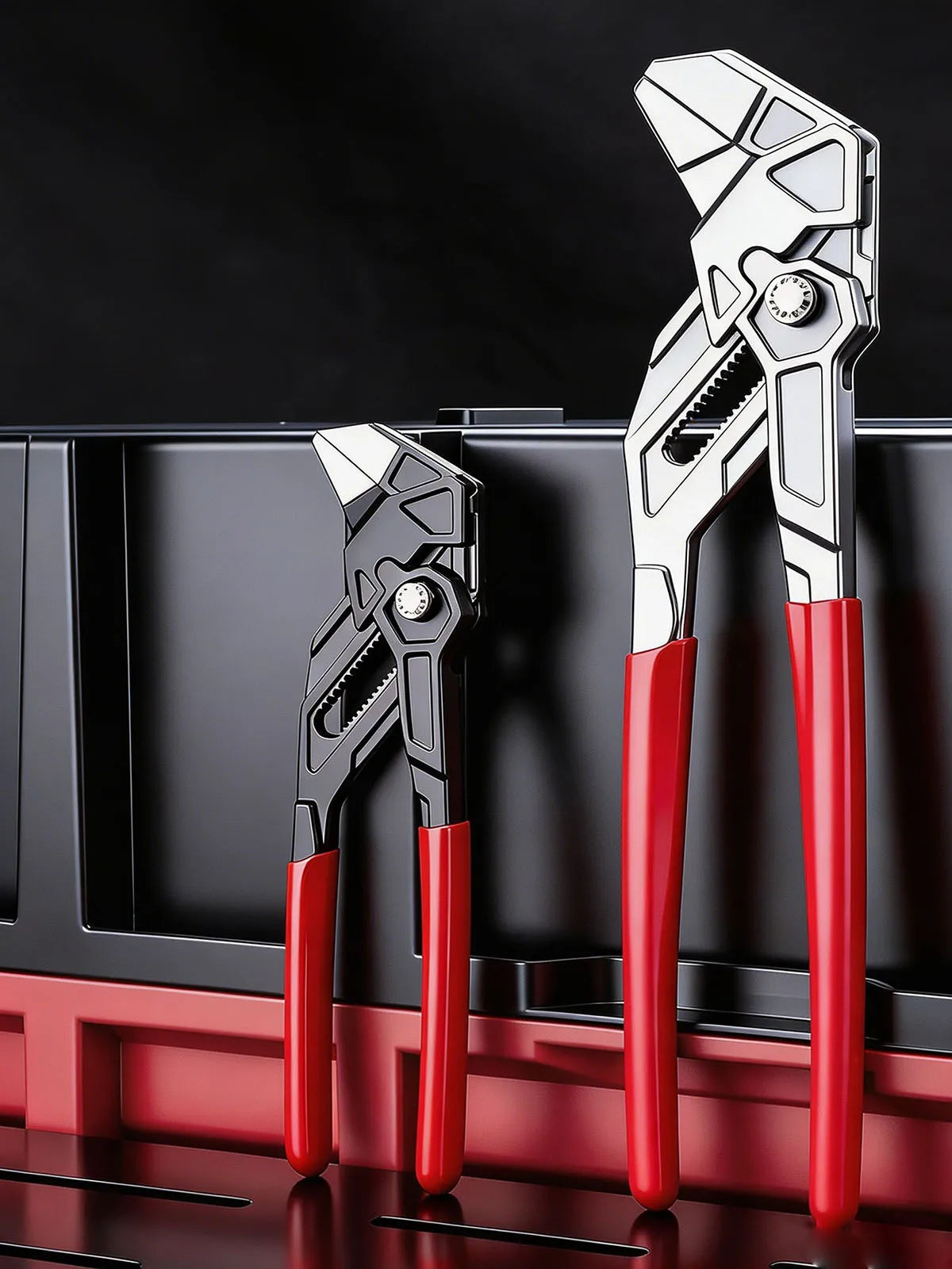Quick-Adjust Water Pump Pliers – Self-Locking Plumbing Pipe Wrench