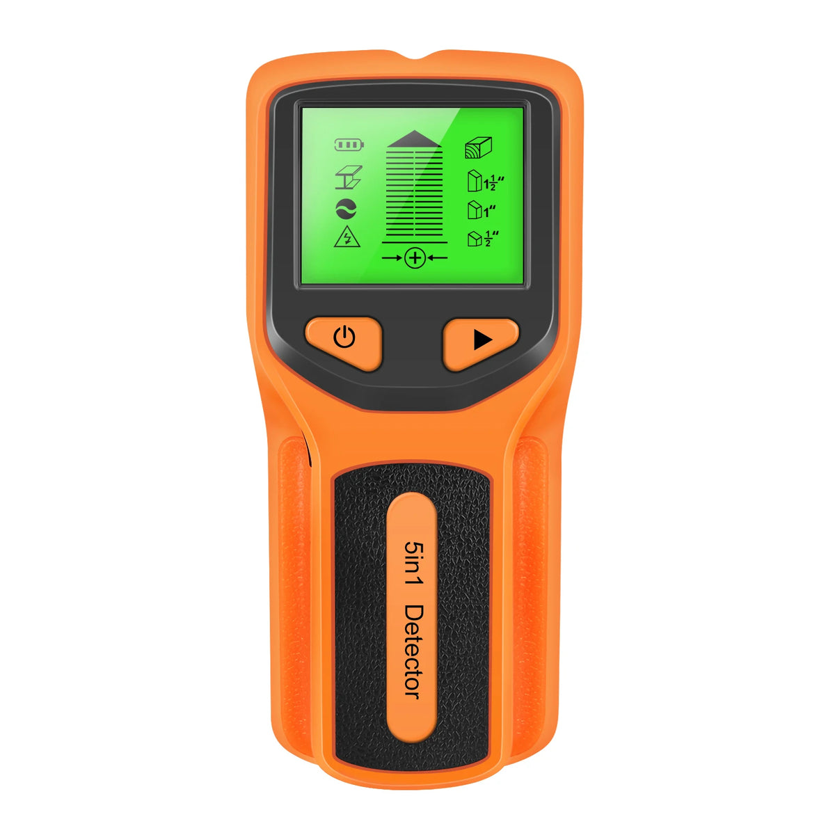 5 in 1 Digital Stud Detector Handheld Wall Scanner for Metal Wood Live AC Wires Cable PVC Water Pipe Finder