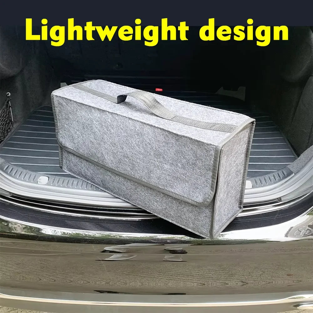 Heavy-Duty Anti-Slip Felt Car Trunk Tool Bag & Organizer