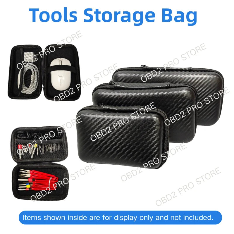 Carbon Fiber Zippered Car Repair & Automotive Tool Bag