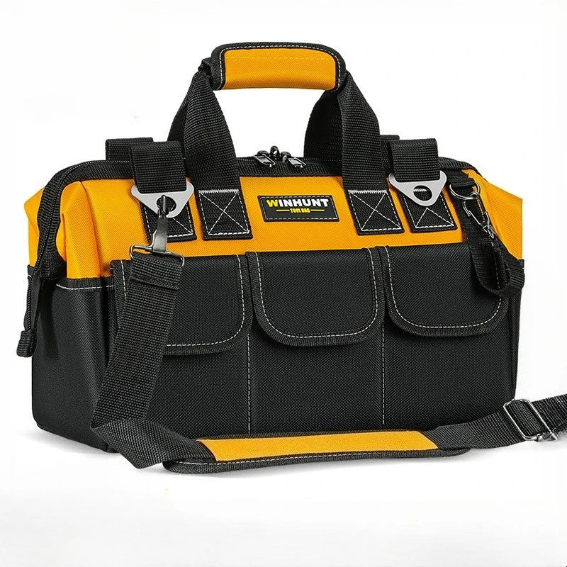 Heavy Duty Tool Bag, 14-Pocket Portable Empty Tool Box Organizer Storage, Toolbox Organization With Adjustable Shoulder Strap