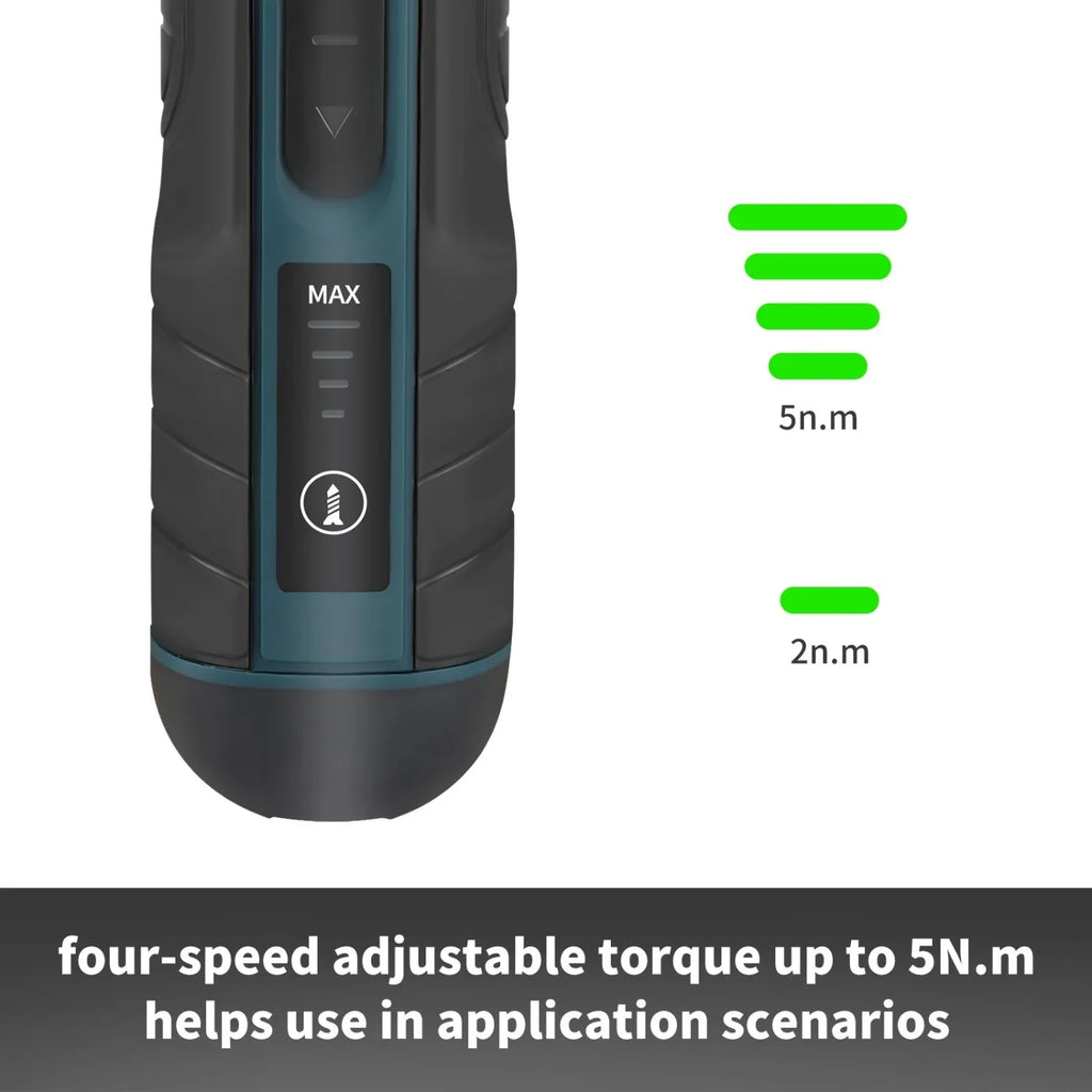 Cordless Mini Electric Screwdriver Rechargeable, 3.6V Power Drill & Bits Set with 1300mAh Battery, Household Repair Tool Kit