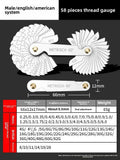 Universal Stainless Steel Thread Pitch & Screw Pitch Gauge