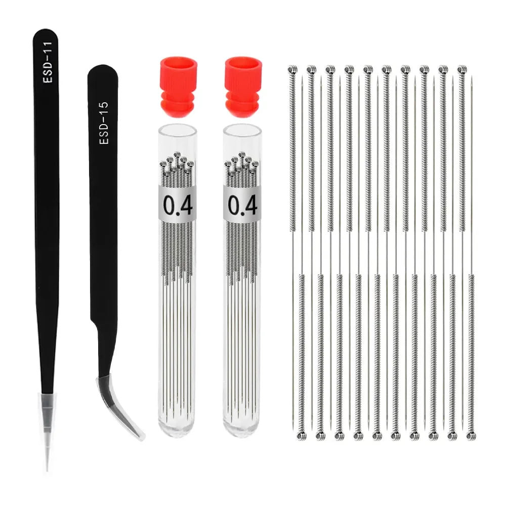 3D Printer Tool Kit – Trimming Knife, Scraper, Tweezers & Deburring Tools for DIY Printing