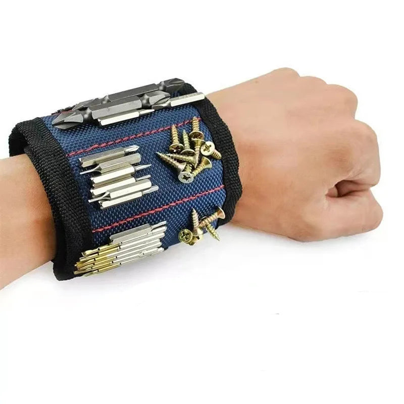 Magnetic Wristband for Holding Screws,Nails，Drilling Bits,Wrist Tool Holder Belts with Strong Magnets,Cool Gadgets for Men, wome