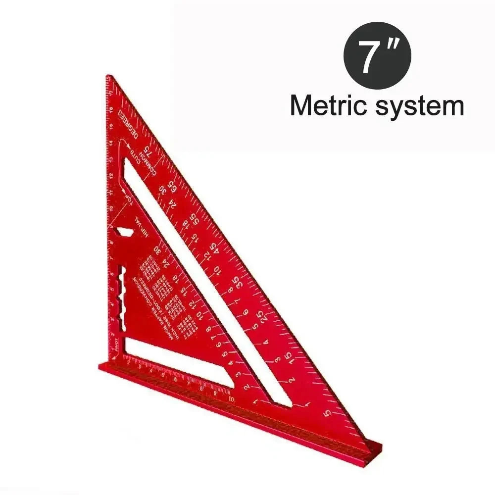 7-Inch Heavy-Duty Aluminum Speed Square & Triangle Ruler