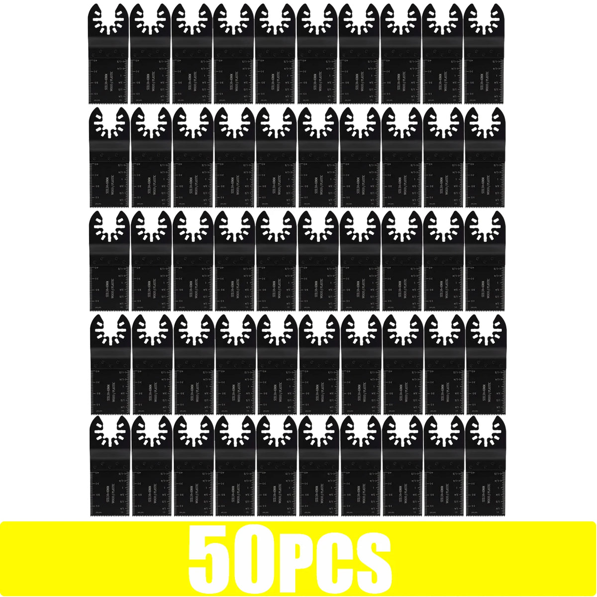 100-10PCS Oscillating Tool Blade Universal Oscillating Saw Blades  Multi-Function Renovator Cutter Blade For Wood Metal Plastic