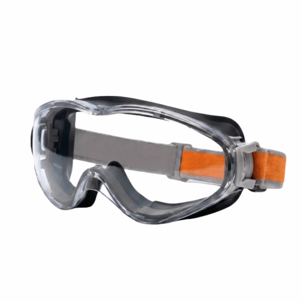 Anti Scratch Safety Glasses Clear Lens Silicone Frame Protective Eyewear Splash Proof Lightweight Anti Fog Goggles Work Safety