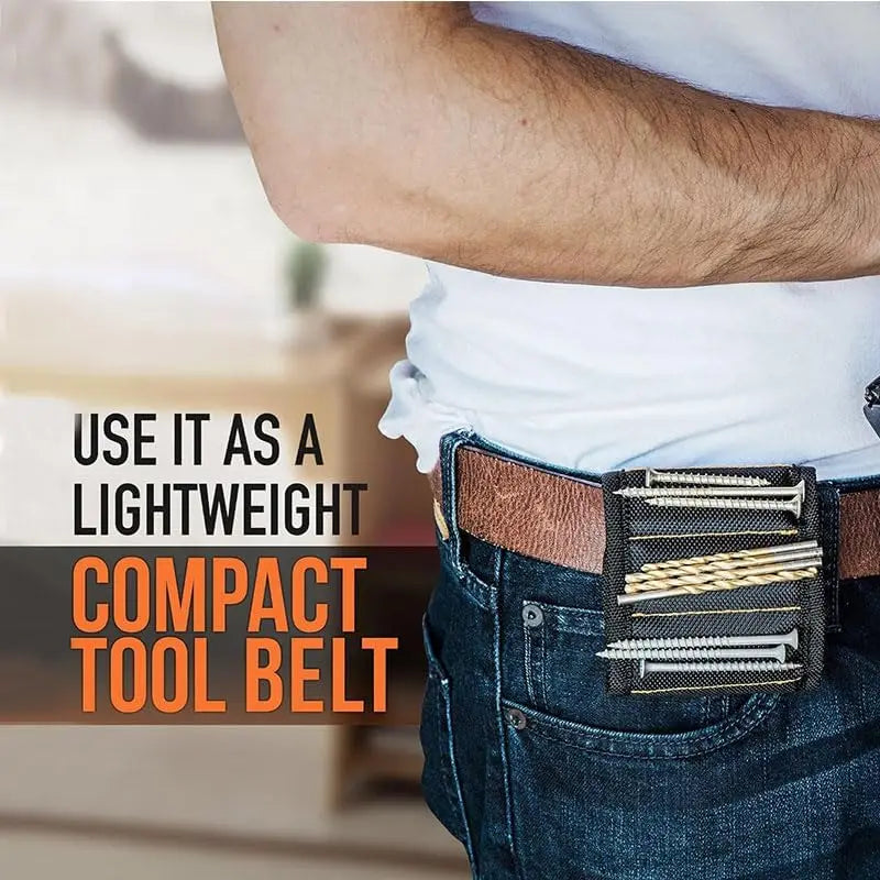 Magnetic Wristband for Holding Screws, Nails & Drill Bits, Cool Tool Gifts for Men, Dad, Husband Birthday