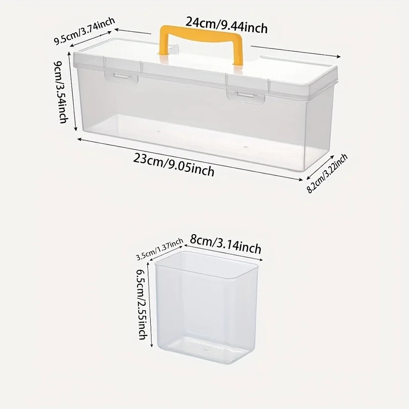 7-Piece Modular Tool & Hardware Organizer Box Set