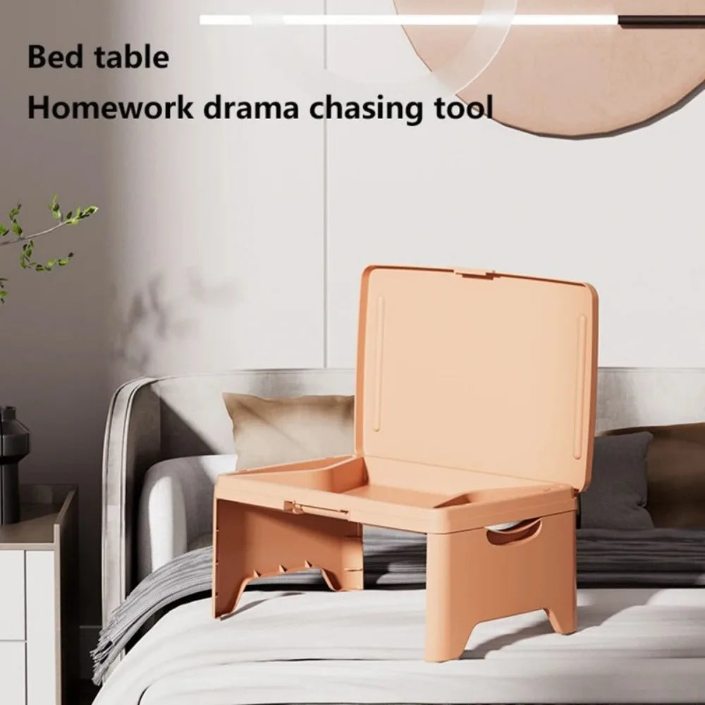 Portable Laptop Desk Folding Workbench Living Room Sofa Car Plastic Folding Table Outdoor Camping Travel Folding Table