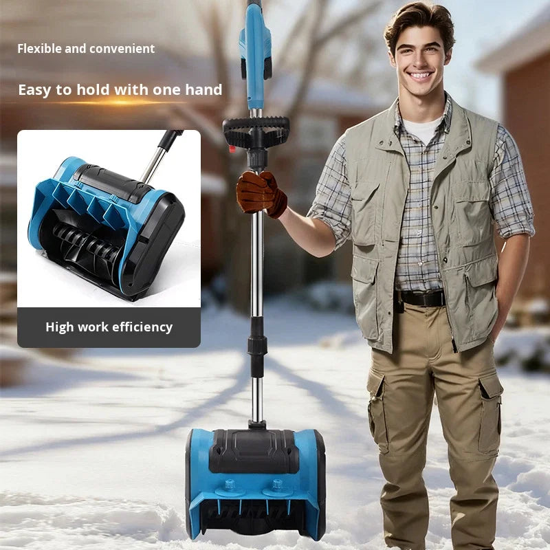 Cordless Electric Snow Shovel & Sweeper – High-Power Lithium Battery Portable Shovel
