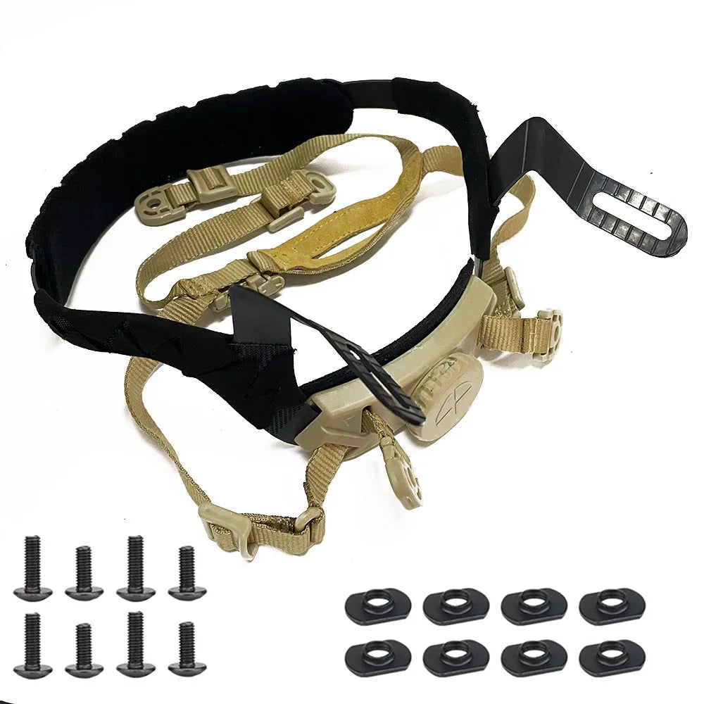 Helmet Inner Suspension System Shooting Hunting CS Helmets Adjustable Head Lock Strap Accessories for FAST SF HIGH CUT HELMET
