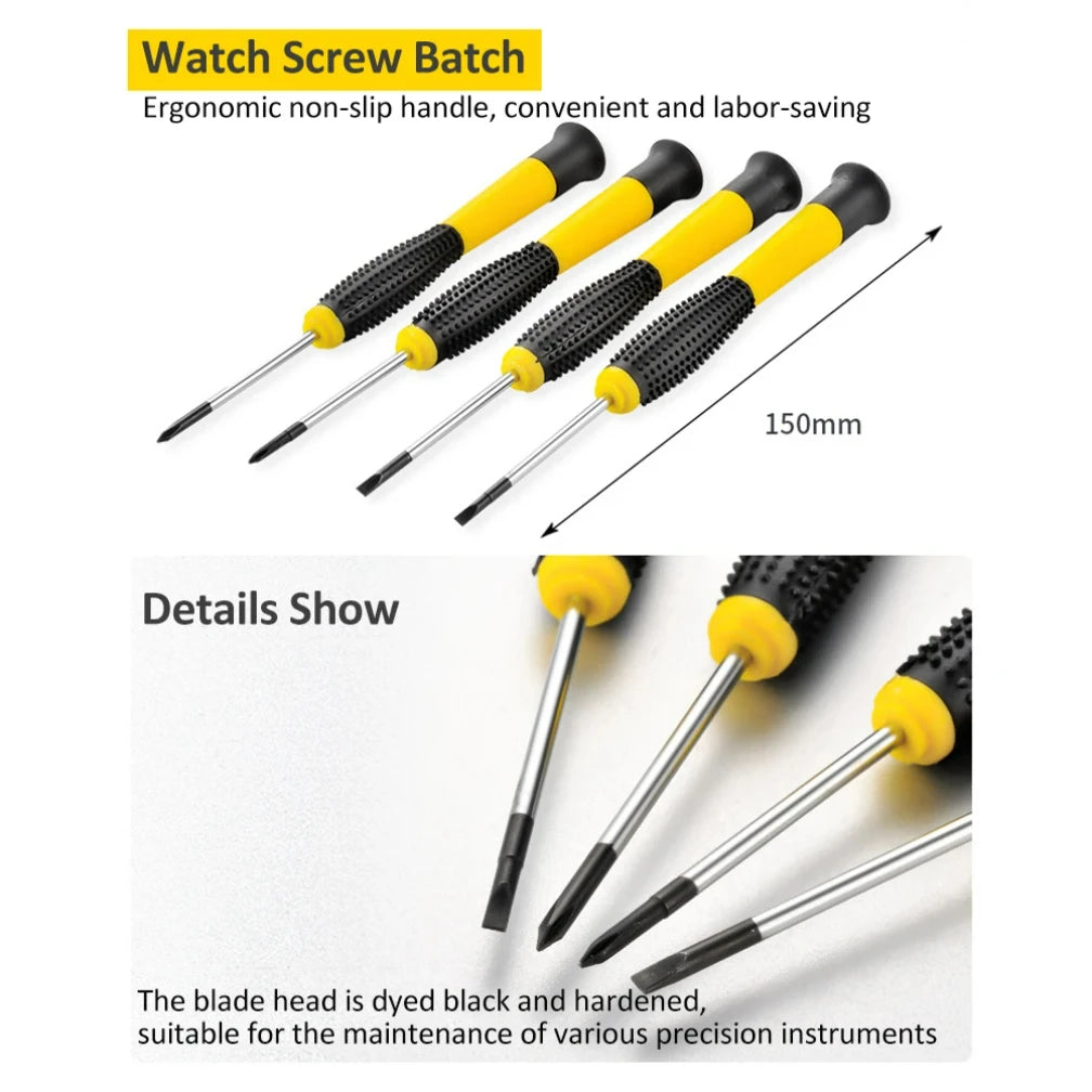 108 Piece Tool Set General House hold Hand Tool Kit with Plastic Toolbox Storage Case Used to Car repair And home Repair