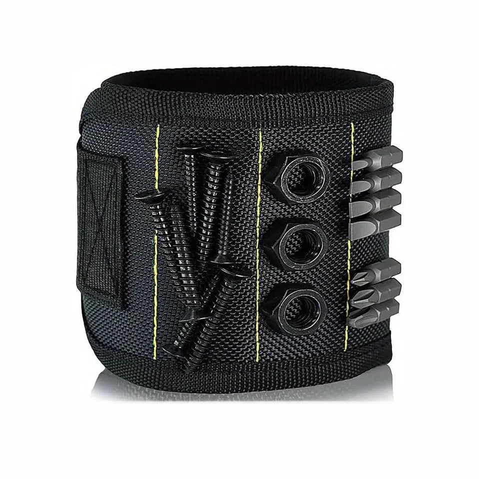 Magnetic Wristband for Holding Screws, Nails & Drill Bits, Cool Tool Gifts for Men, Dad, Husband Birthday
