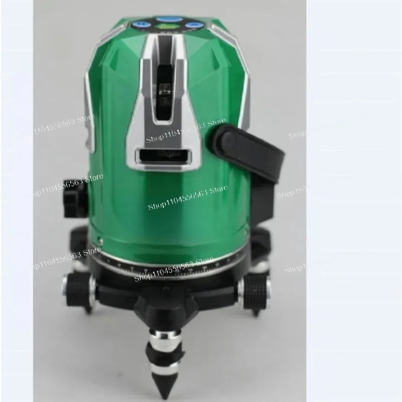 8-Line Green Beam Self-Leveling Laser Level, 4V4H High Precision, For Construction Layout & Wall Leveling