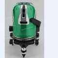 8-Line Green Beam Self-Leveling Laser Level, 4V4H High Precision, For Construction Layout & Wall Leveling