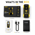 6 in 1 Stud Finder Wall Scanner Wood Drywall Metal AC Wire Joist Pipe Detector TFT Display Rechargeable Deep Scan HPC Chip