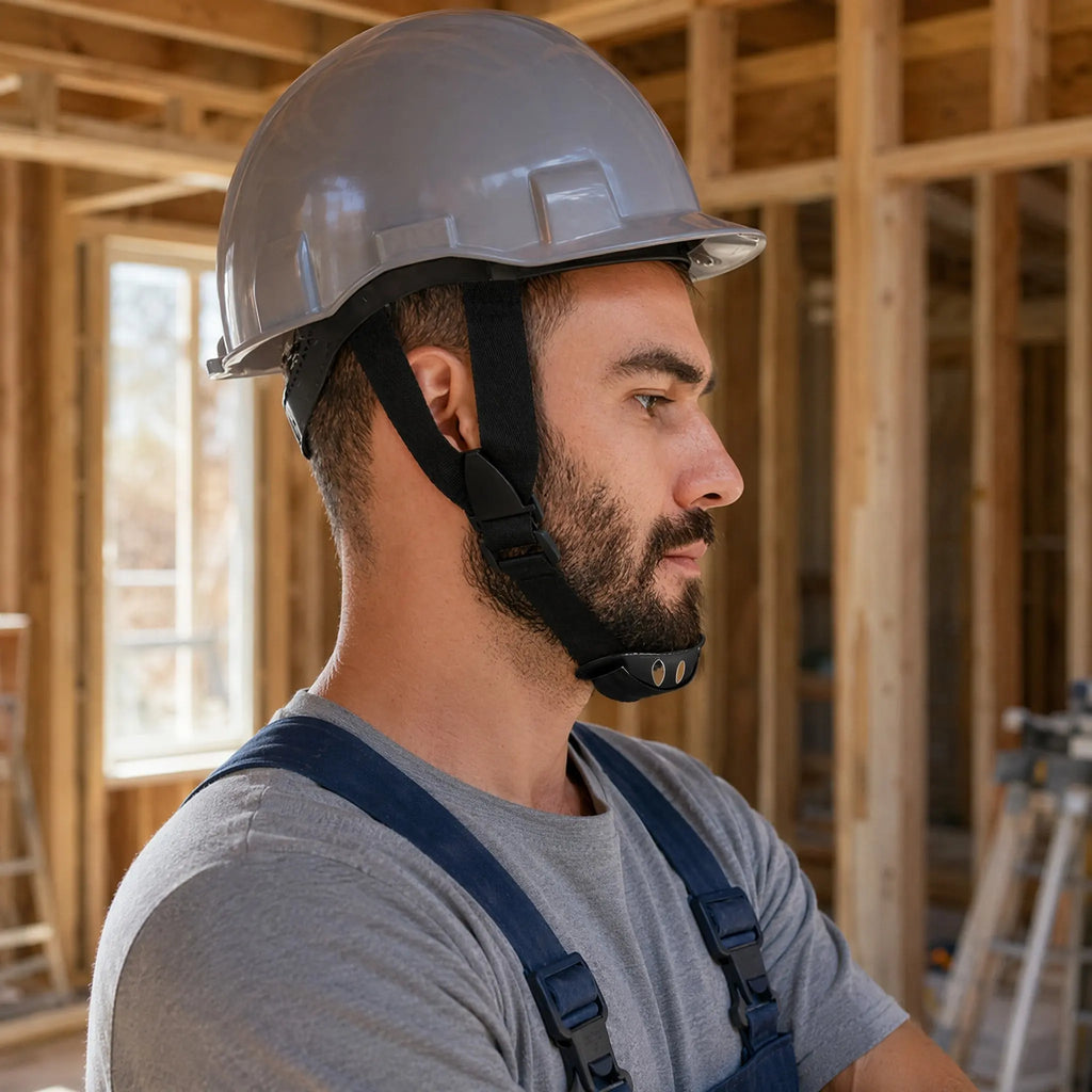 Hard Hat Chin Straps Adjustable Safety Helmet Chin Cup Worker Chin Strap Helmet Chin Strap For Construction Workers Forestry