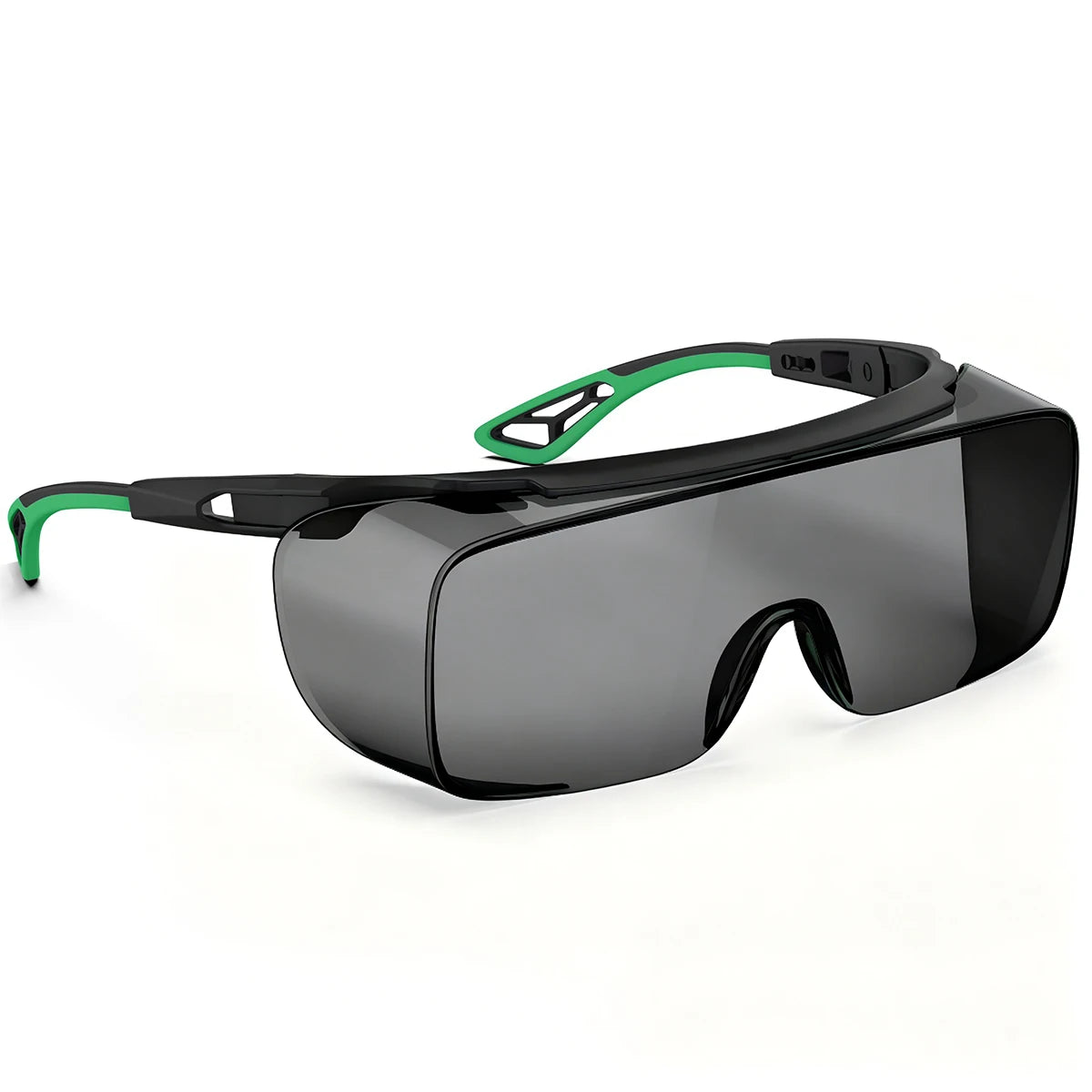 Safety Glasses Over Glasses,ANSI Z87.1 Lenses with Anti-Fog & Scratch,Side Protection, Adjustable Protective  Model HM6