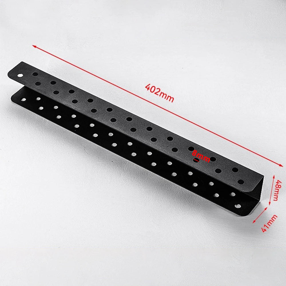 Heavy-Duty Wall Mounted Metal Tool & Screwdriver Storage Rack