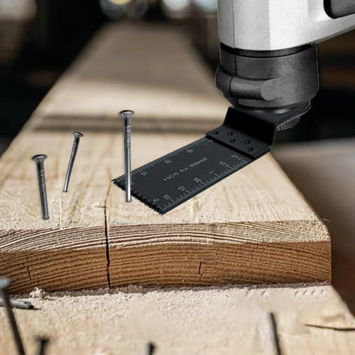 100-10PCS Oscillating Tool Blade Universal Oscillating Saw Blades  Multi-Function Renovator Cutter Blade For Wood Metal Plastic