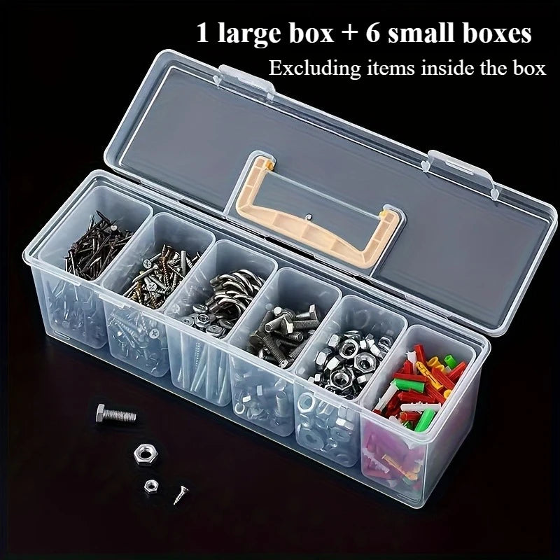 7-Piece Modular Tool & Hardware Organizer Box Set