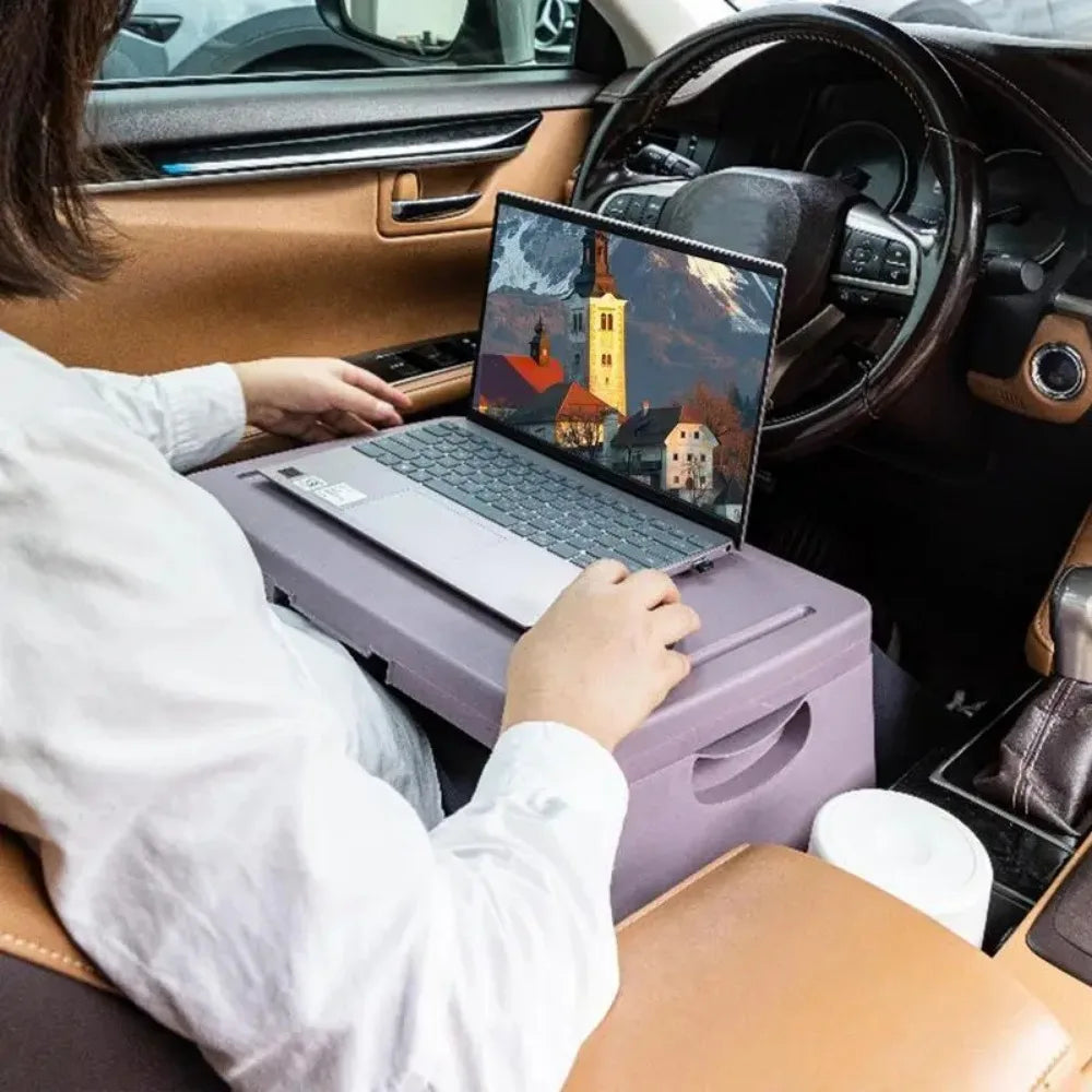 Portable Laptop Desk Folding Workbench Living Room Sofa Car Plastic Folding Table Outdoor Camping Travel Folding Table